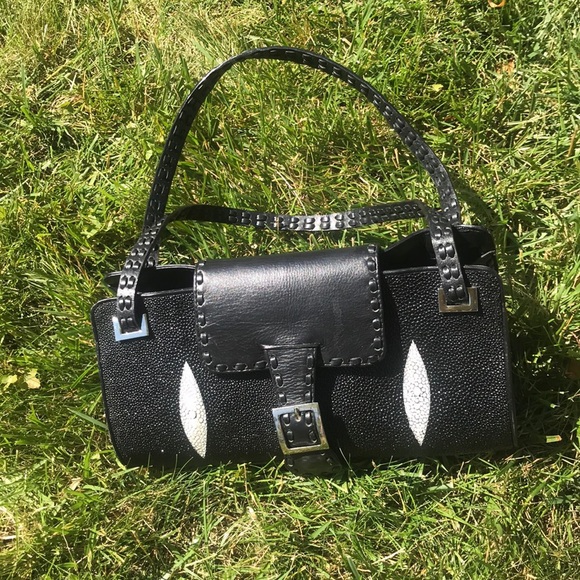 Italian Leather exotic skin bag and wallet - Picture 2 of 4